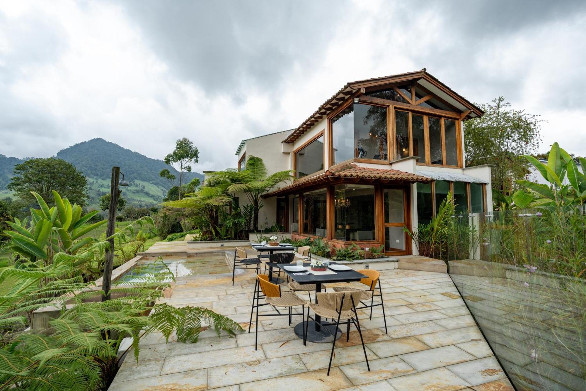 Hotel Termales El Otoño Manizales Exterior foto The restaurant